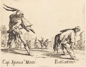 Cap Spessa Monti och Bagattino av Jacques Callot
