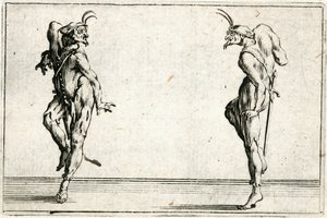 Kapriser av olika figurer av Jacques Callot