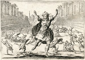Kapriser av olika figurer av Jacques Callot