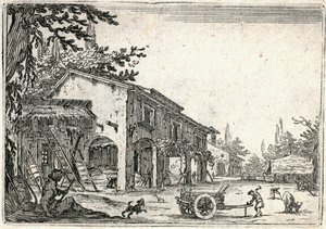 Kapriser av olika figurer av Jacques Callot