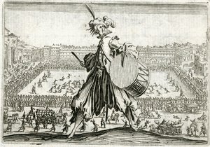 Kapriser av olika figurer av Jacques Callot