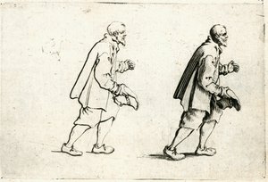 Kapriser av olika figurer av Jacques Callot