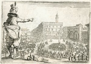 Kapriser av olika figurer av Jacques Callot