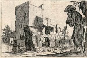 Kapriser av olika figurer av Jacques Callot
