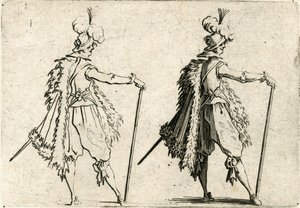 Kapriser av olika figurer av Jacques Callot