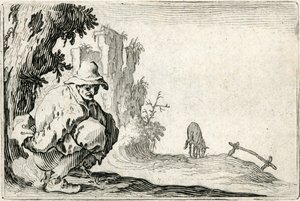 Kapriser av olika figurer av Jacques Callot