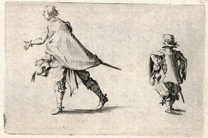 Kapriser av olika figurer av Jacques Callot