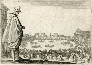 Kapriser av olika figurer av Jacques Callot