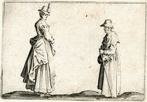 Kapriser av olika figurer av Jacques Callot
