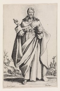 Kristus från de stora apostlarna, 1631 av Jacques Callot