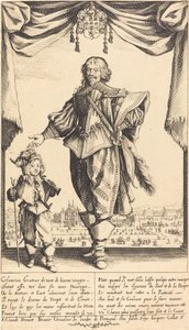 Claude Deruet och hans son, Jean, 1632. av Jacques Callot