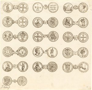 Mynt [skylt 10] av Jacques Callot
