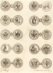 Mynt [skylt 3]. av Jacques Callot