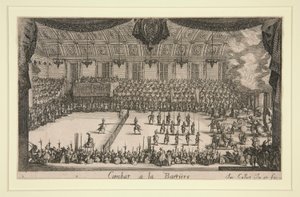 Bekämpa a la Barriere av Jacques Callot