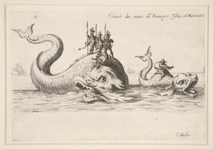 Bekämpa? la Barrière, Entré till MM. av Varncourt, Tyllon och Marimont av Jacques Callot