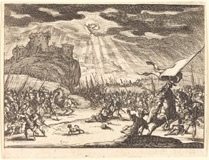 Paulus omvändelse av Jacques Callot