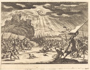 Paulus omvändelse, 1635. av Jacques Callot