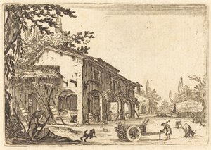 Gård till en gård av Jacques Callot