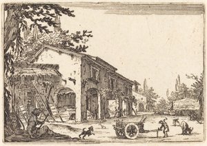 Gård till en gård av Jacques Callot