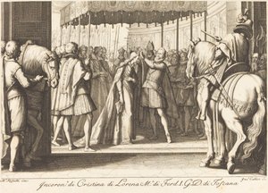 Storhertiginnans kröning av Jacques Callot