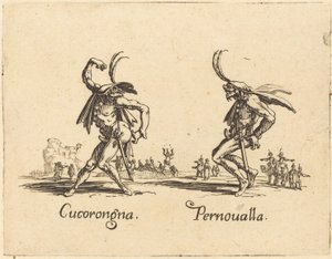 Cucorongna och Pernoualla av Jacques Callot