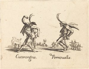 Cucorongna och Pernoualla av Jacques Callot