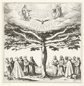 Den helige Franciskus träd av Jacques Callot