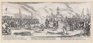 Bålplatsen av Jacques Callot