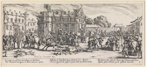 Stölden av kyrkans skatter av Jacques Callot
