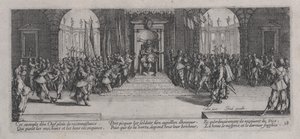 Distribution of Rewards (Distribution des recompenses), från "The Miseries of War" av Jacques Callot
