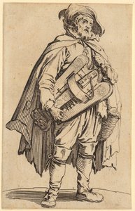 Drajliraspelare, blad 2 i serien ”Tiggarna” av Jacques Callot