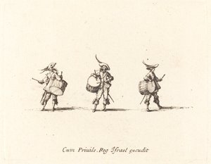 Borra med trummor av Jacques Callot