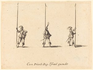 Borra med upphöjda gäddor av Jacques Callot