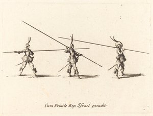 Borra med Tilted Pikes av Jacques Callot