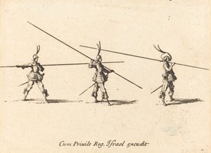 Borra med Tilted Pikes av Jacques Callot