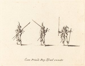 Borra med musköten av Jacques Callot