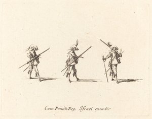 Borra med musköten av Jacques Callot
