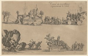 Hertig Karl IV:s intåg av Jacques Callot