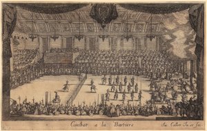 Monseigneur Henry de Lorraines intåg, blad 7 i serien ”Turneringen” av Jacques Callot