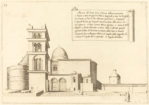 Upphöjning av en kyrka av Jacques Callot