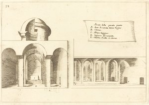 Upphöjning av en kyrka av Jacques Callot