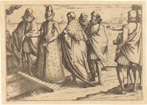 Ombordstigning vid Genua av Jacques Callot