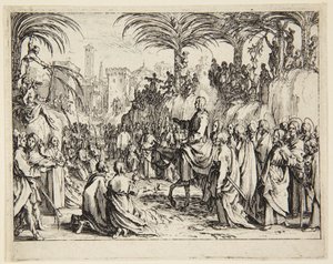 Intåget i Jerusalem av Jacques Callot