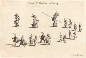 Inträde av M. de Macey av Jacques Callot