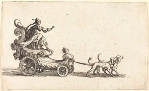 Inträde av Monseigneur Henry de Lorraine, Marquis de Moy, under namnet Pirandre av Jacques Callot