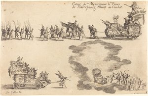 Prinsen av Pfaltzbourgs inträde av Jacques Callot