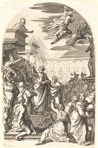 Simon trollkarlens fall av Jacques Callot