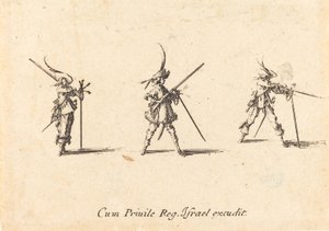 Avfyra musköten av Jacques Callot