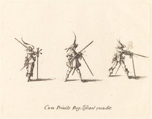 Avfyra musköten av Jacques Callot