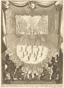 Första Intermezzo, 1617. av Jacques Callot